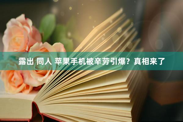 露出 同人 苹果手机被辛劳引爆？真相来了