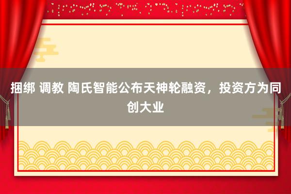 捆绑 调教 陶氏智能公布天神轮融资，投资方为同创大业