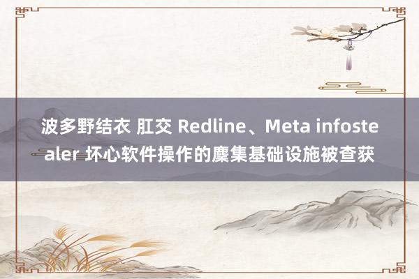 波多野结衣 肛交 Redline、Meta infostealer 坏心软件操作的麇集基础设施被查获